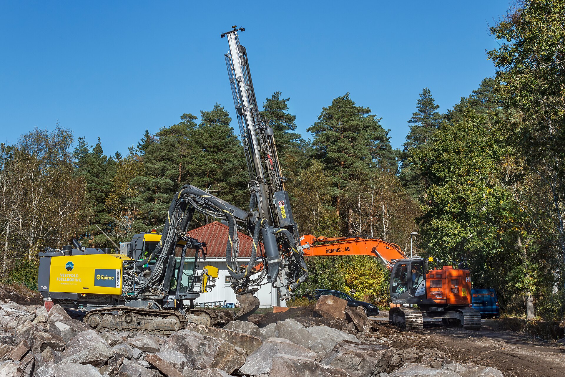 Chantier en construction
