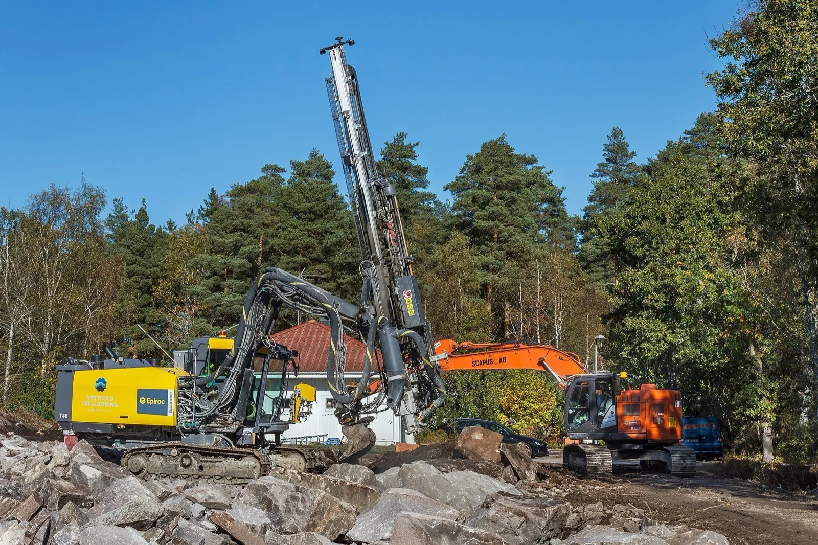 Chantier en construction