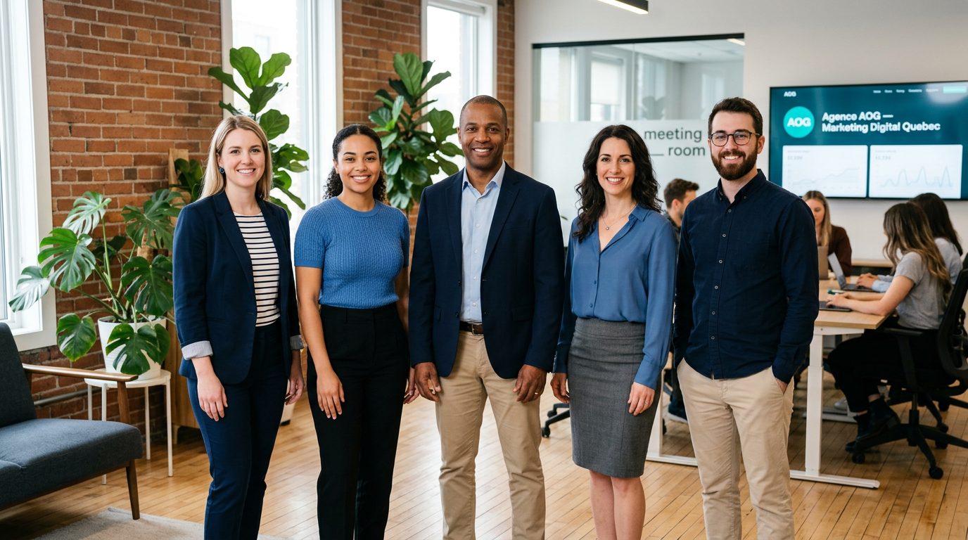 Équipe Agence AOG — Marketing Digital Québec