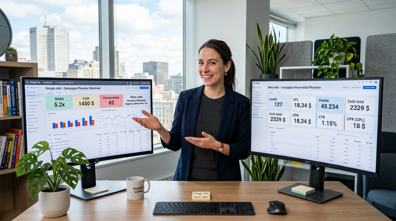 Google Ads vs Meta Ads Québec 2026