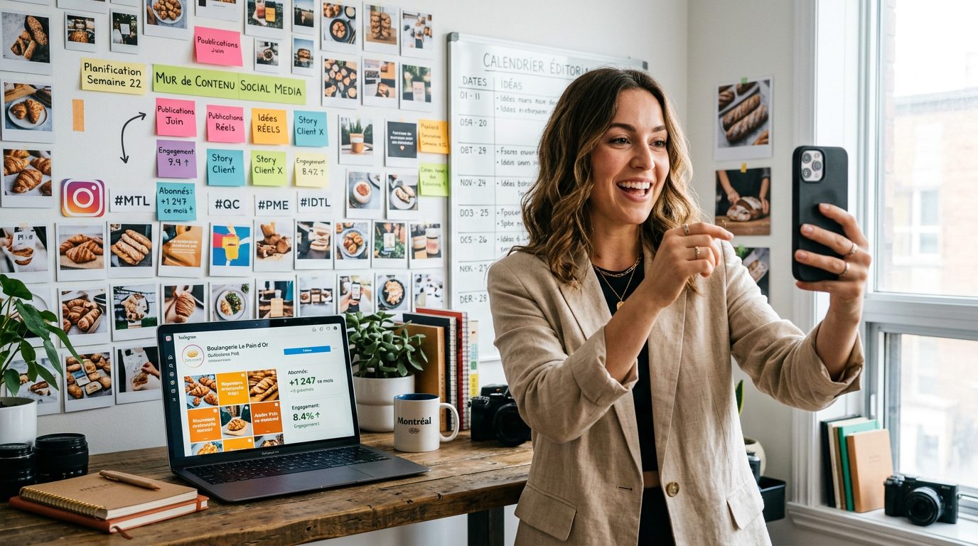 Gestion réseaux sociaux pour entreprises au Québec