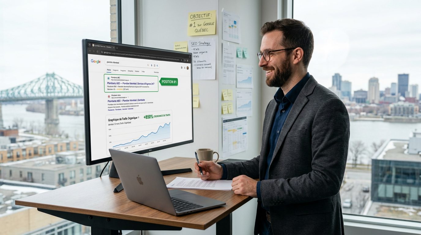 SEO et AEO — Positionnement Google pour PME québécoises